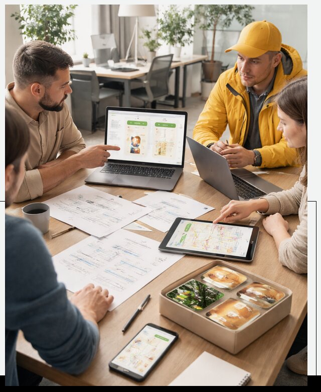 Разработка агрегатора доставки еды в Котласе от 15545 р., АвикейКтл