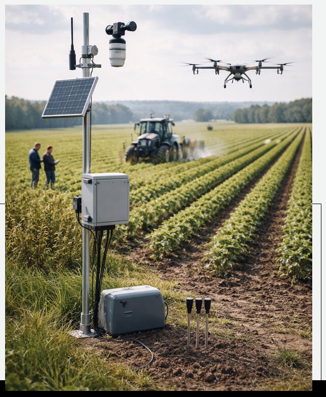 Разработка IoT мониторинга полей в Котласе от 8809 р. | АвикейКтл