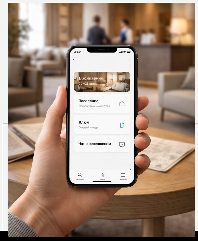 Мобильное приложение для гостей отеля в Котласе, управление сервисом